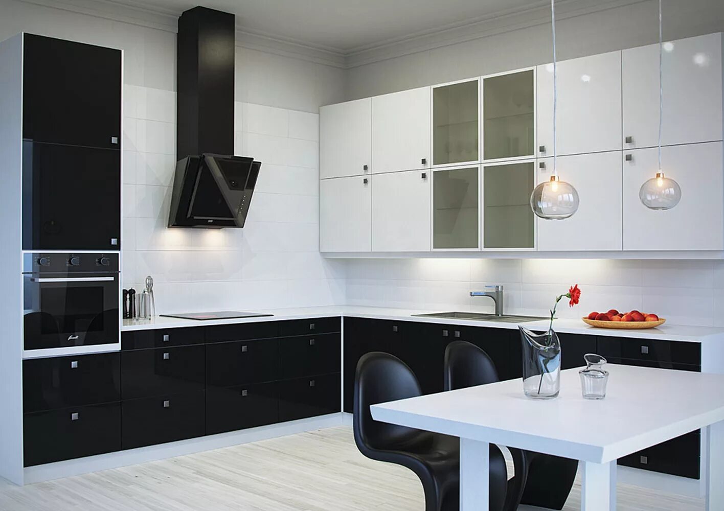 Кухонный гарнитур с вытяжкой фото Вытяжка для кухни Krona: отзывы о фирме Kronasteel, инструкция к модели Kelly