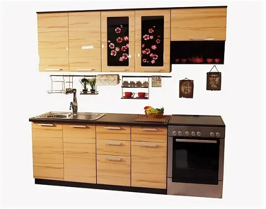 Кухонный гарнитур сакура фото Набор фасадов Азбука Уюта-3