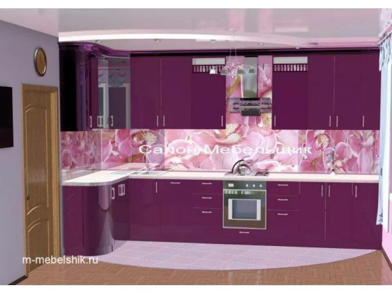 Кухонный гарнитур саранск каталог цены фото Кухонный гарнитур Ирис аметист Татьяна купить в Краснодаре цена