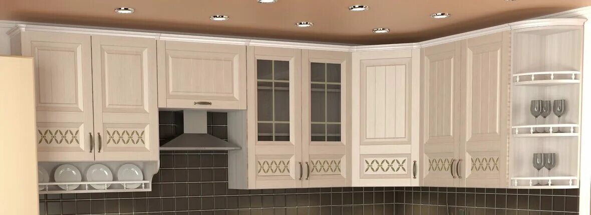 Кухонный гарнитур селена ставрополь фото Кухня Карнарвон за 246090 руб. - заказать мебель от производителя