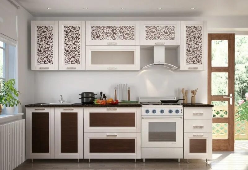 Кухонный гарнитур селена ставрополь фото Кухонный гарнитур Селена 52 (ясень) Цена 19560 руб. ⭐ MEB96 Сергиев Посад