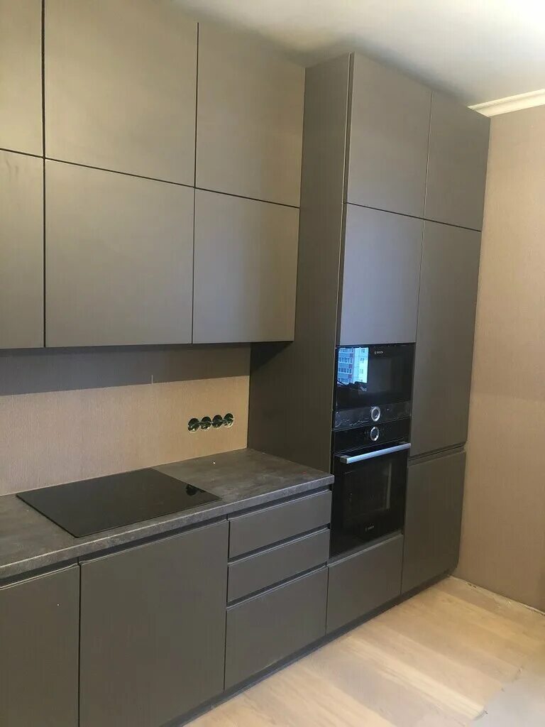 Кухонный гарнитур со скрытыми ручками фото Loft Мебель, мебель на заказ, Анапское ш., 30, Анапа - Яндекс Карты