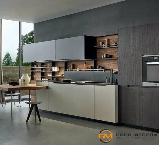 Кухонный гарнитур современный дизайн КУХНЯ СЕЛИЯ " Бирс Мебель
