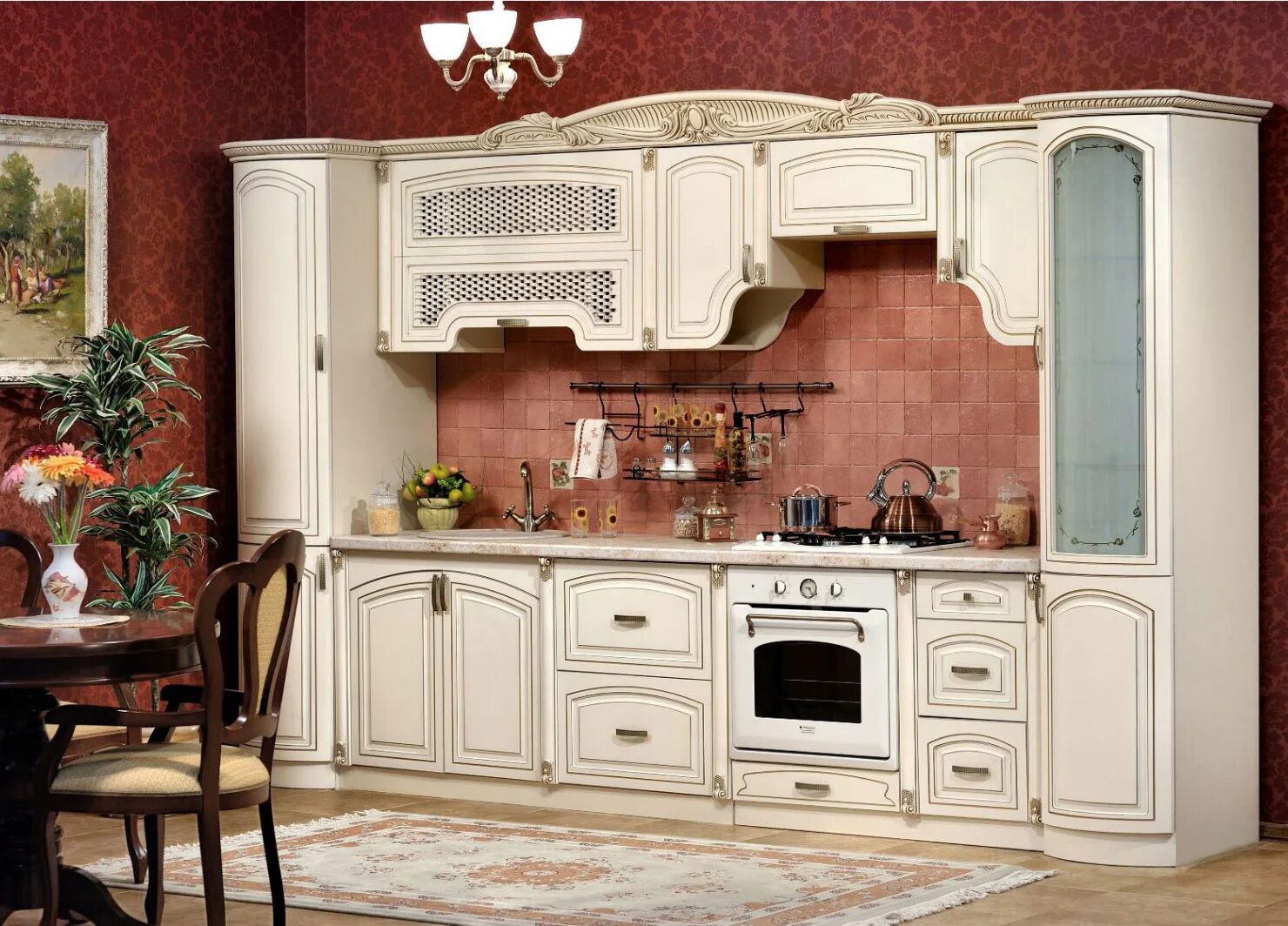 Кухонный гарнитур ставрополь фото цены Кухня Мадлен 3600 купить в СПб Интернет магазин Лего-Мебель