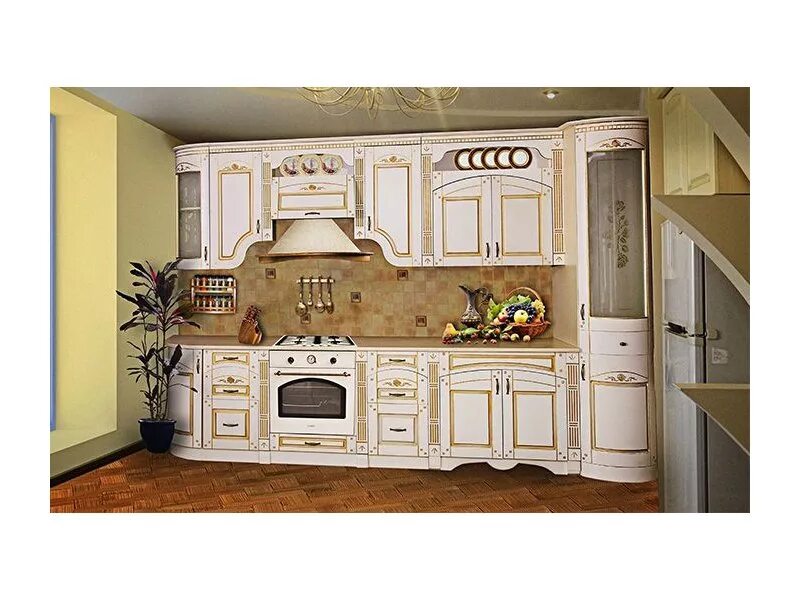 Кухонный гарнитур ставрополь фото цены Прямая кухня Агата / Мебельная фабрика "Gavas-St", г. Ставрополь