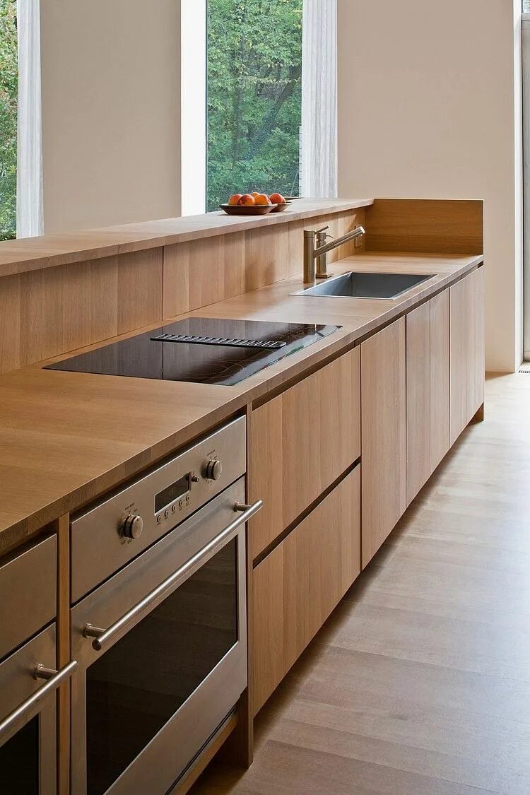 Кухонный гарнитур столешница под дерево фото feedly: organize, read and share what matters to you. Kitchen interior, Kitchen 