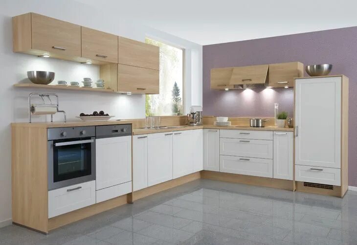 Кухонный гарнитур светлого цвета фото Pin auf Küchendesign