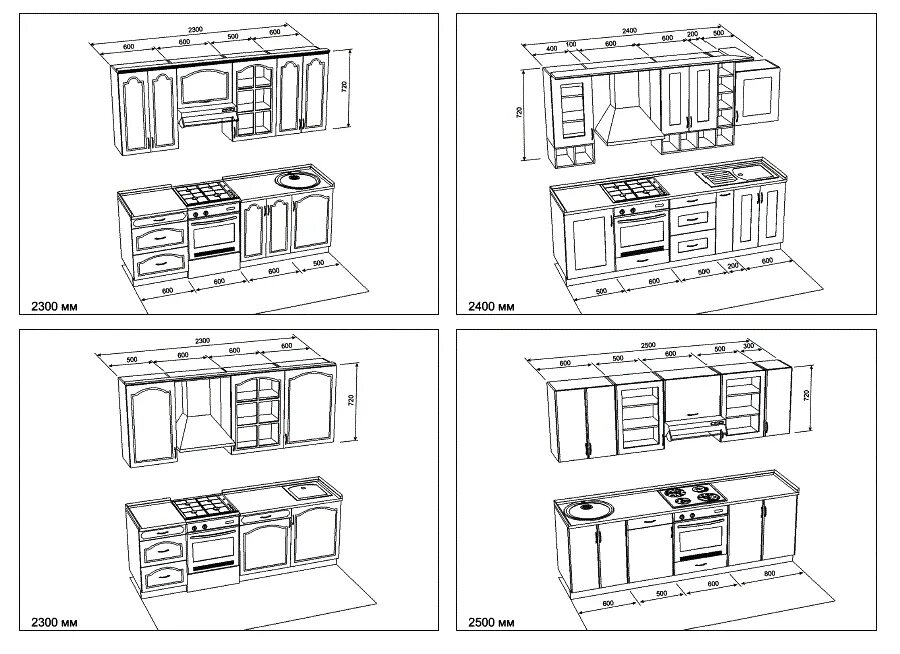 Кухонный гарнитур своими руками чертежи и схемы Прямая кухня проекты кухонной мебели на заказ в СПб.