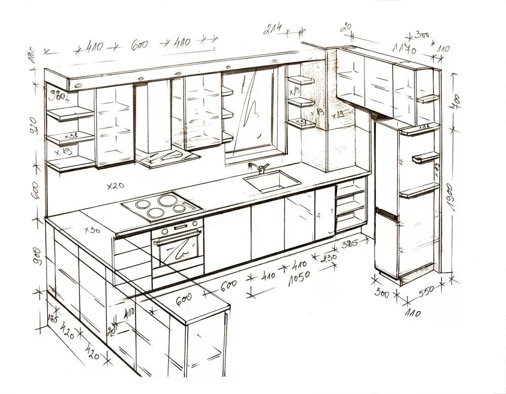 Кухонный гарнитур своими руками чертежи и схемы Found on internet Kitchen layout plans, Kitchen layout, Kitchen furniture design