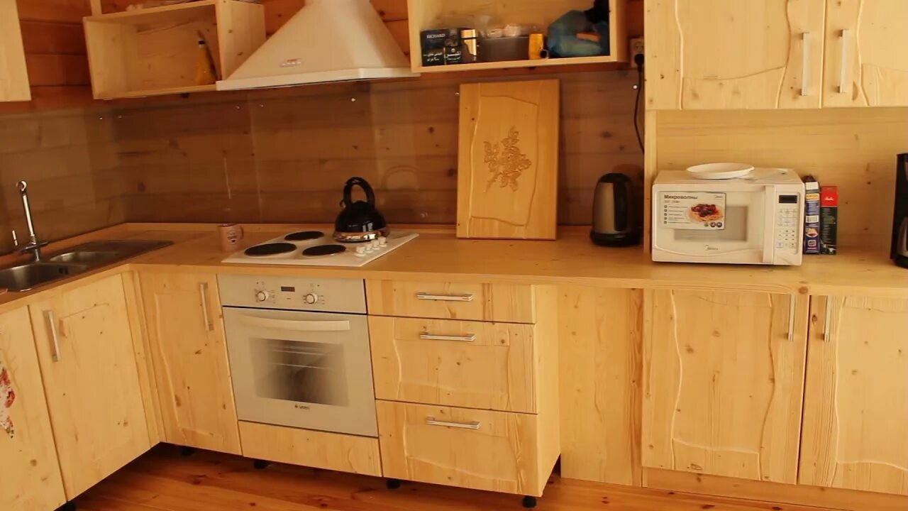 Кухонный гарнитур своими руками фото Как сделать кухню на дачу своими руками, кухонный гарнитур - YouTube