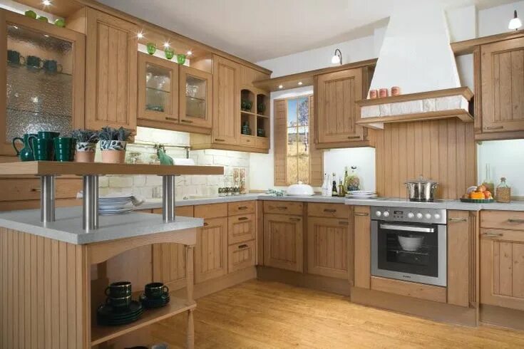 Кухонный гарнитур цвет дерева фото Light Wood Kitchen Design Kitchen wood design, Kitchen design small, Kitchen des