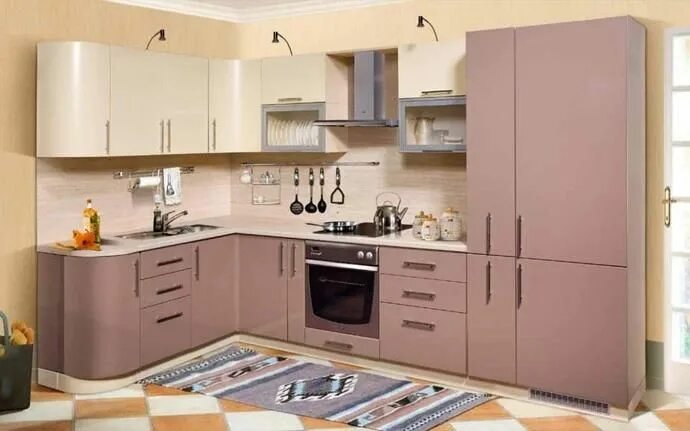 Кухонный гарнитур цвет капучино фото кухня капучино в интерьере Цвет мебели капучино фото #yandeximages Интерьер, Диз