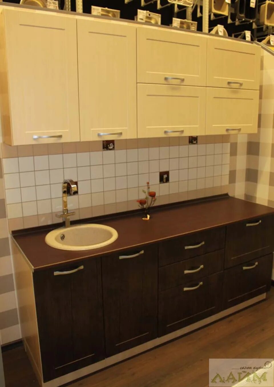 Кухонный гарнитур цвет тирамису фото Кухни Тирамису Фото (38 Фото)