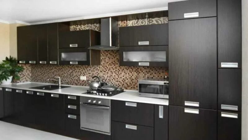 Кухонный гарнитур цвет венге фото Гарнитур венге: найдено 90 картинок