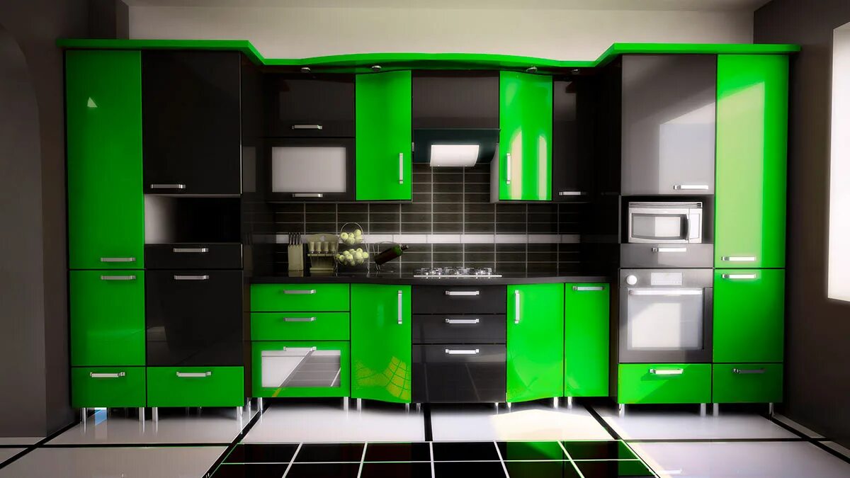 Кухонный гарнитур темно зеленый фото Как выбрать цветовую палитру для интерьера: семь лайфхаков от дизайнеров Фото & 