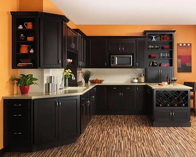 Кухонный гарнитур темного цвета фото Кухня Антананариву - купить во Владимире недорого Цены производителя, индивидуал