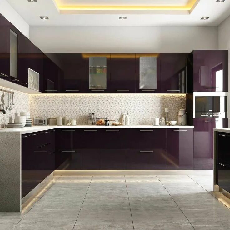 Кухонный гарнитур угловой 2024 тренд фото Decoração de Cozinha: Tendências de Cores e Ideias Inspiradoras Kitchen furnitur