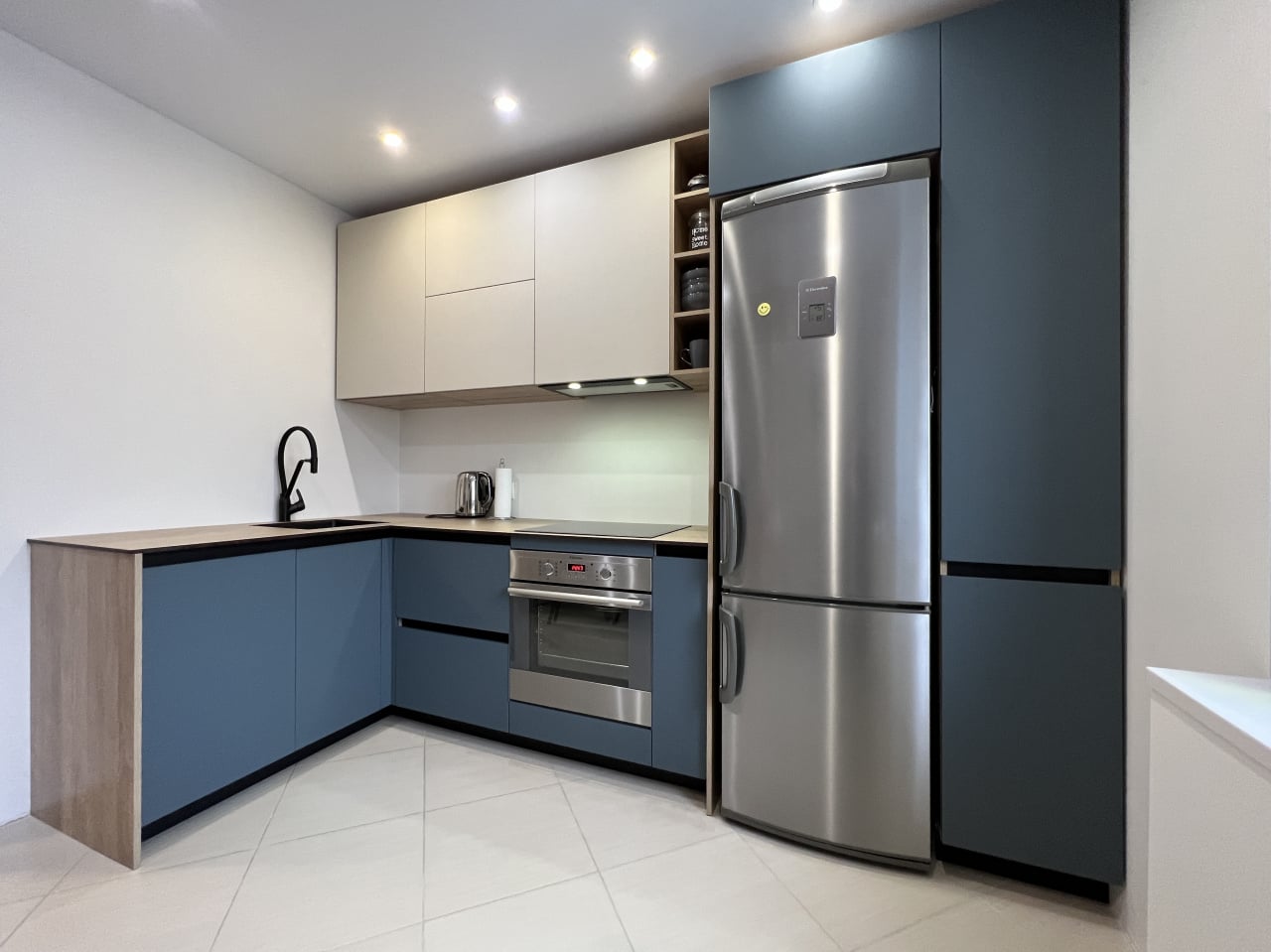 Кухонный гарнитур угловой 2024 тренд фото Кухня Одри - заказать с доставкой и монтажом в Санкт-Петербурге - купить кухню п