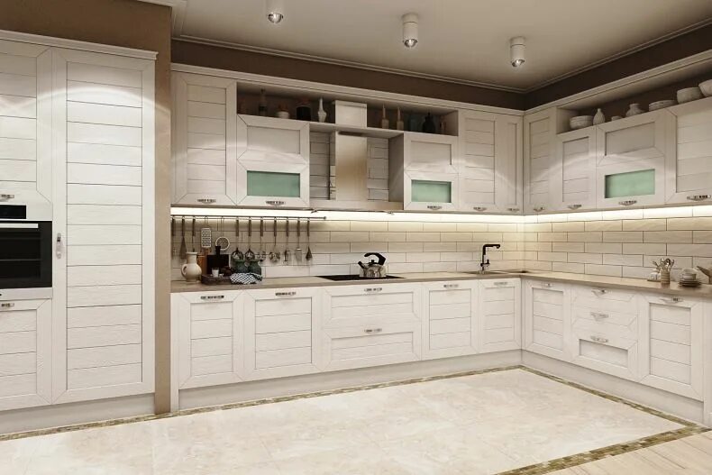 Кухонный гарнитур угловой 2024 тренд фото Кухни угловые 2024 фото - ViktoriaFoto.ru