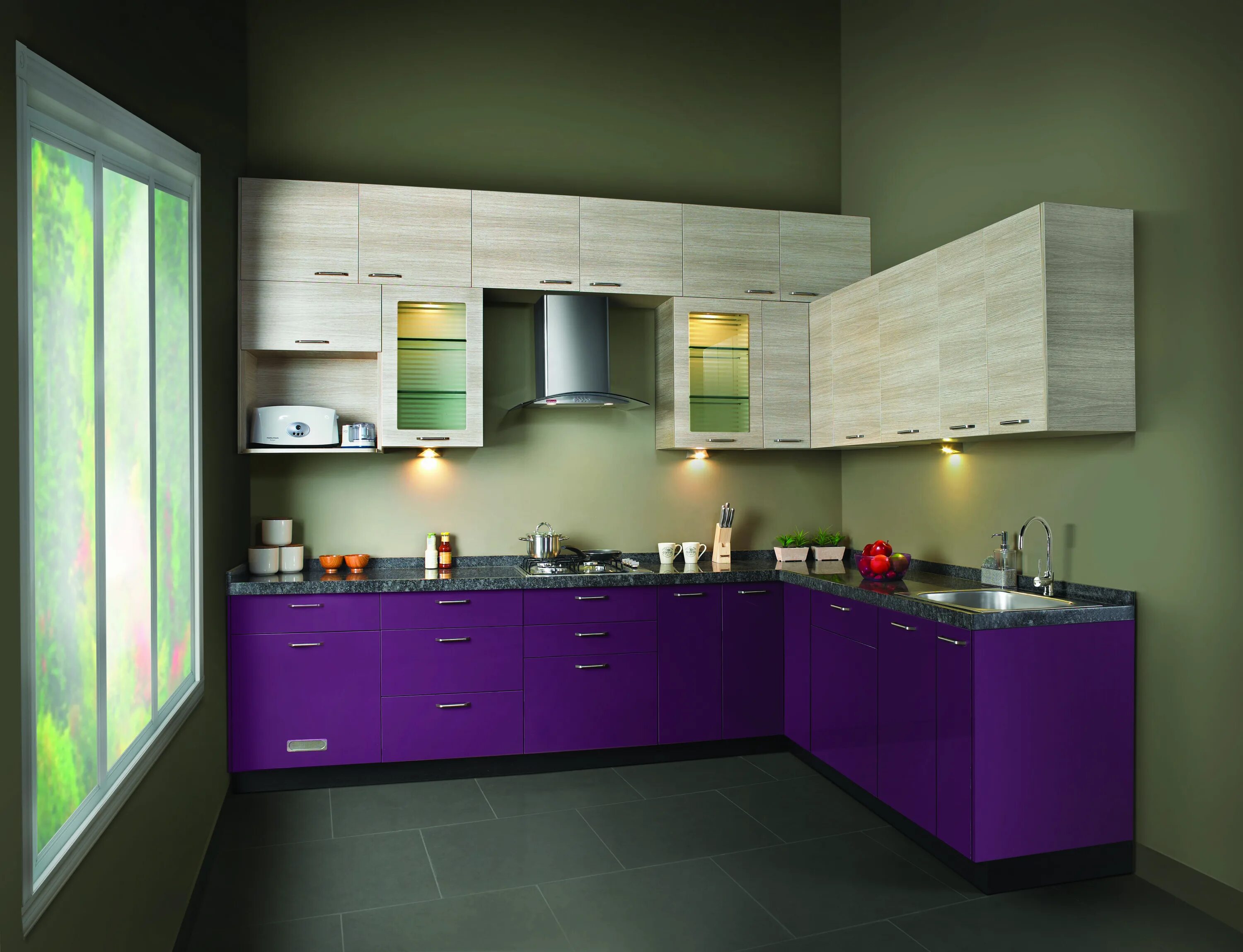 Кухонный гарнитур угловой 2024 тренд фото Pin by Sleek By Asian Paints on Sleek Modular Kitchen Designs Modular kitchen de