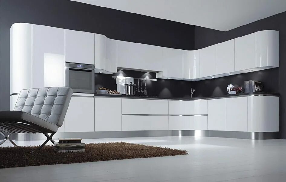 Кухонный гарнитур угловой дизайн современный Кухня Лангепас по низкой цене в каталоге официального интернет-магазина, купить 