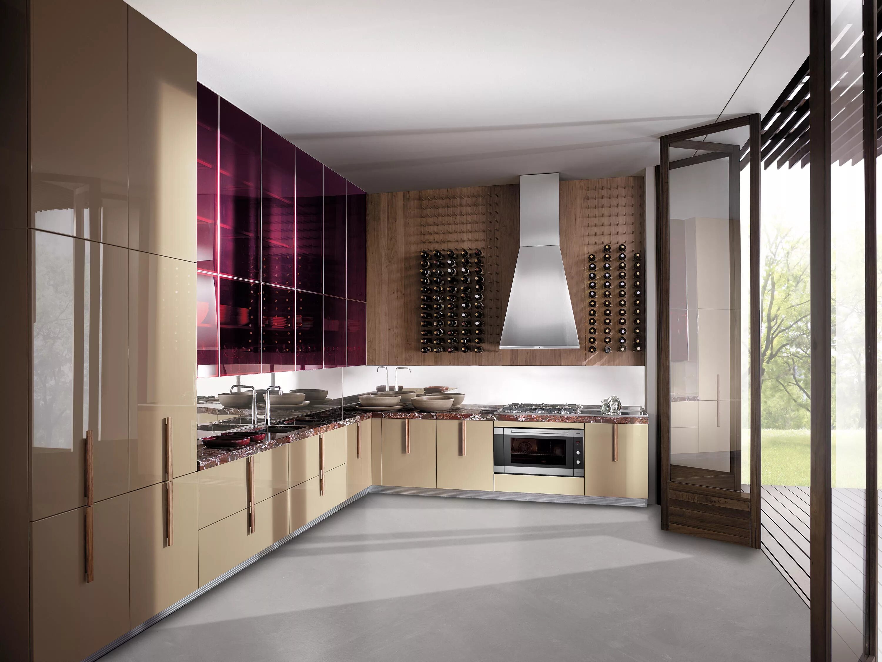 Кухонный гарнитур угловой современный дизайн красивый фото Barrique - High quality design Barrique Architonic