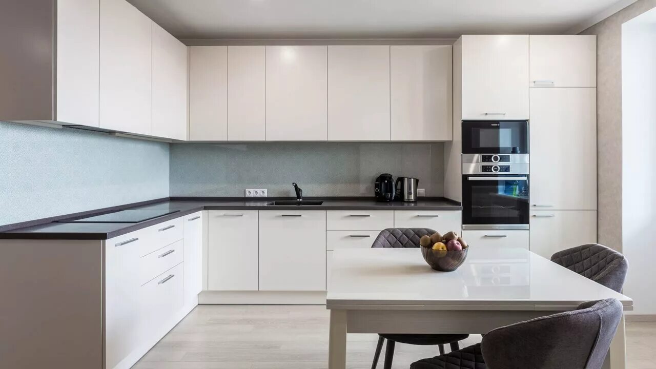 Кухонный гарнитур угловой современный светлый фото дизайн Кухонный гарнитур угловой современный дизайн светлый (104 фото) - фото - картинк