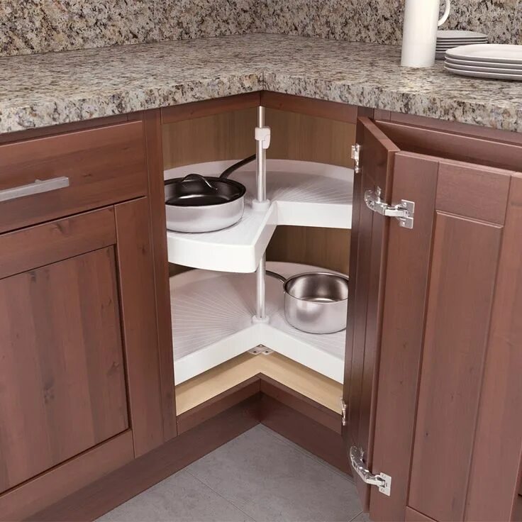 Кухонный гарнитур угловых шкафов фото Pin on Top Kitchen Organizer Products