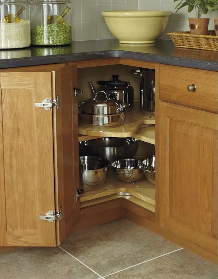 Кухонный гарнитур угловых шкафов фото Keep Your Kitchen Cabinets Organized With These 21 Tips From Experts in 2024 Kit