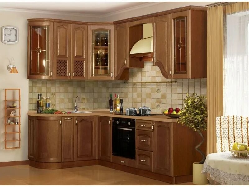 Кухонный гарнитур ульяновск каталог фото Кухонный гарнитур угловой Анастасия / Мебельная фабрика "Виктория", г. Ульяновск