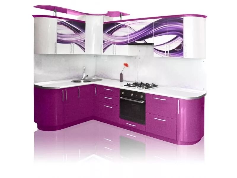 Кухонный гарнитур ульяновск каталог и цены фото Угловой кухонный гарнитур / Мебельная фабрика "КорпусМебель", г. Ульяновск