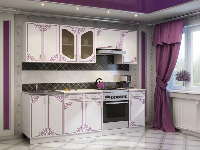 Кухонный гарнитур ульяновск каталог и цены фото Кухня Надежда-8 / Мебельная фабрика "МЭК", г. Ульяновск