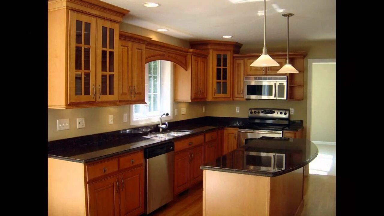 Кухонный гарнитур в частном доме фото Simple Kitchen Remodels - YouTube