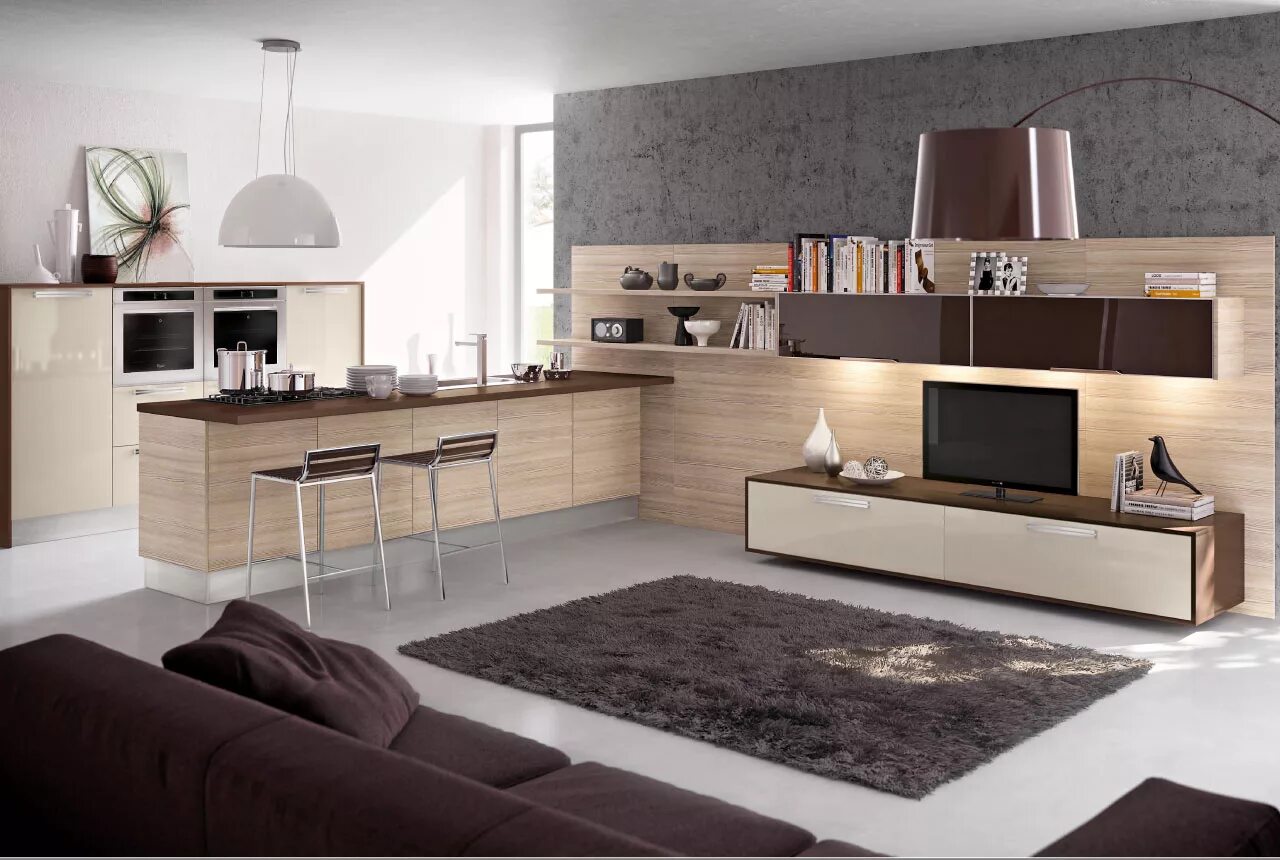 Кухонный гарнитур в гостиную фото Кухня Lube Martina - купить в Москве мебель для кухни по выгодным ценам - Дизайн