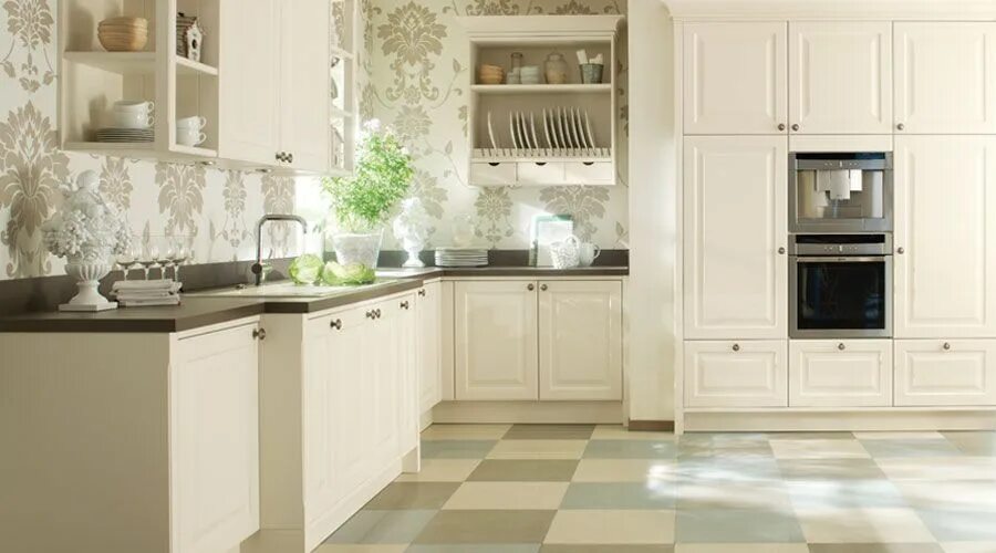 Кухонный гарнитур в интерьере кухни Pin auf romantik Küchen