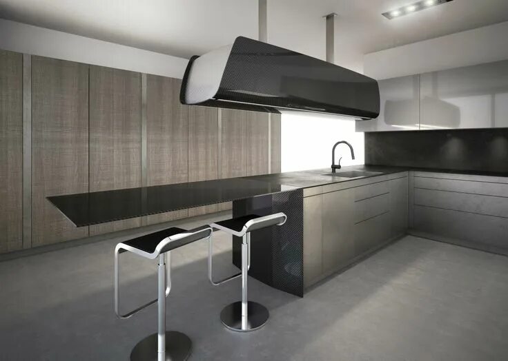 Кухонный гарнитур в стиле хай тек фото Pin di Inspiration su Kitchen Progetti di cucine, Progettazione di una cucina mo