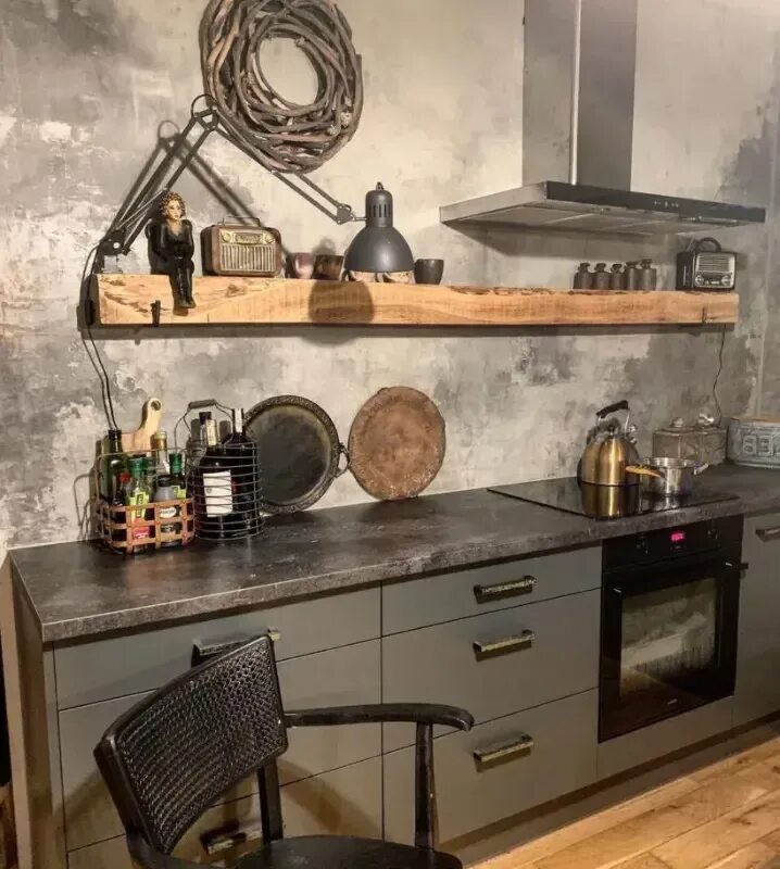 Кухонный гарнитур в стиле лофт своими руками Кухня в стиле лофт своими руками фото, видео - 38rosta.ru