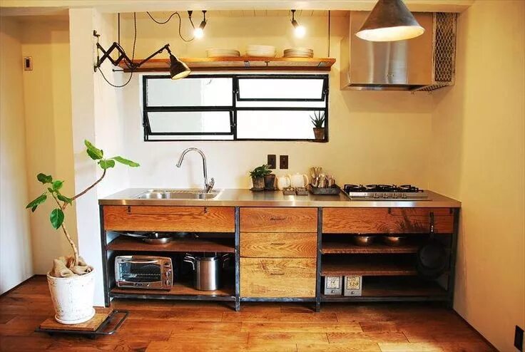 Кухонный гарнитур в стиле лофт своими руками 7 good resolutions to take in the kitchen em 2020 Cozinhas modernas, Cozinha de 