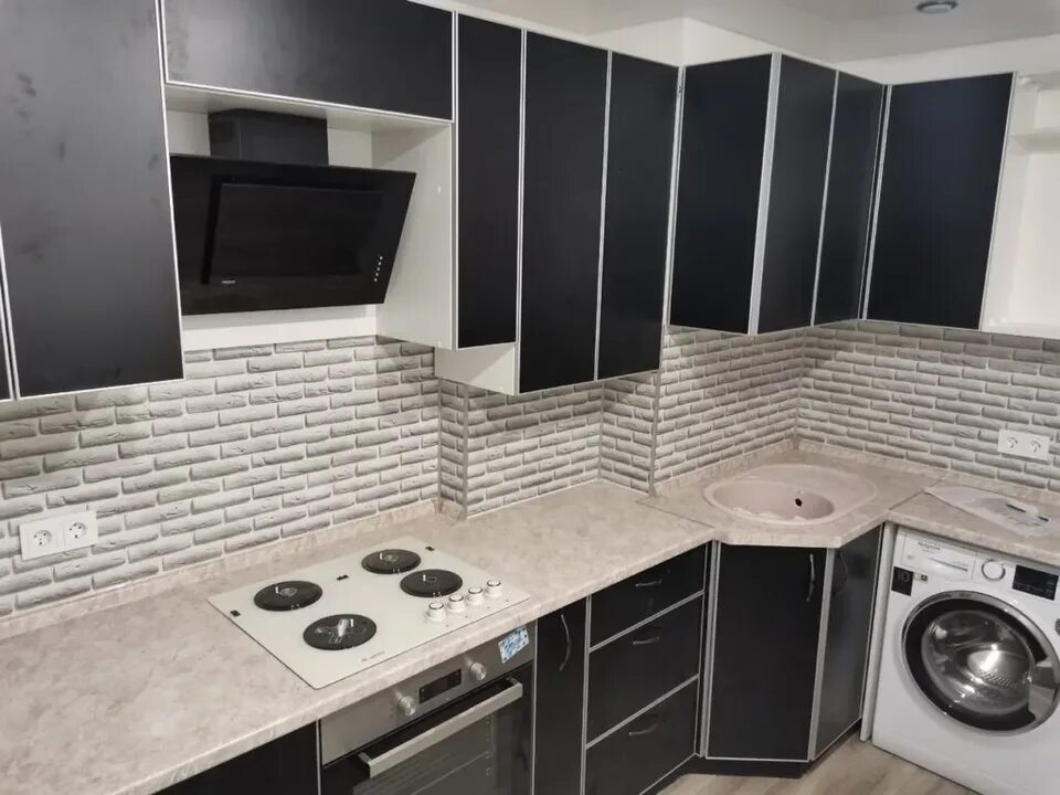 Кухонный гарнитур в йошкар оле фото цены Столешница Малага В Интерьере Кухни (53 Фото)