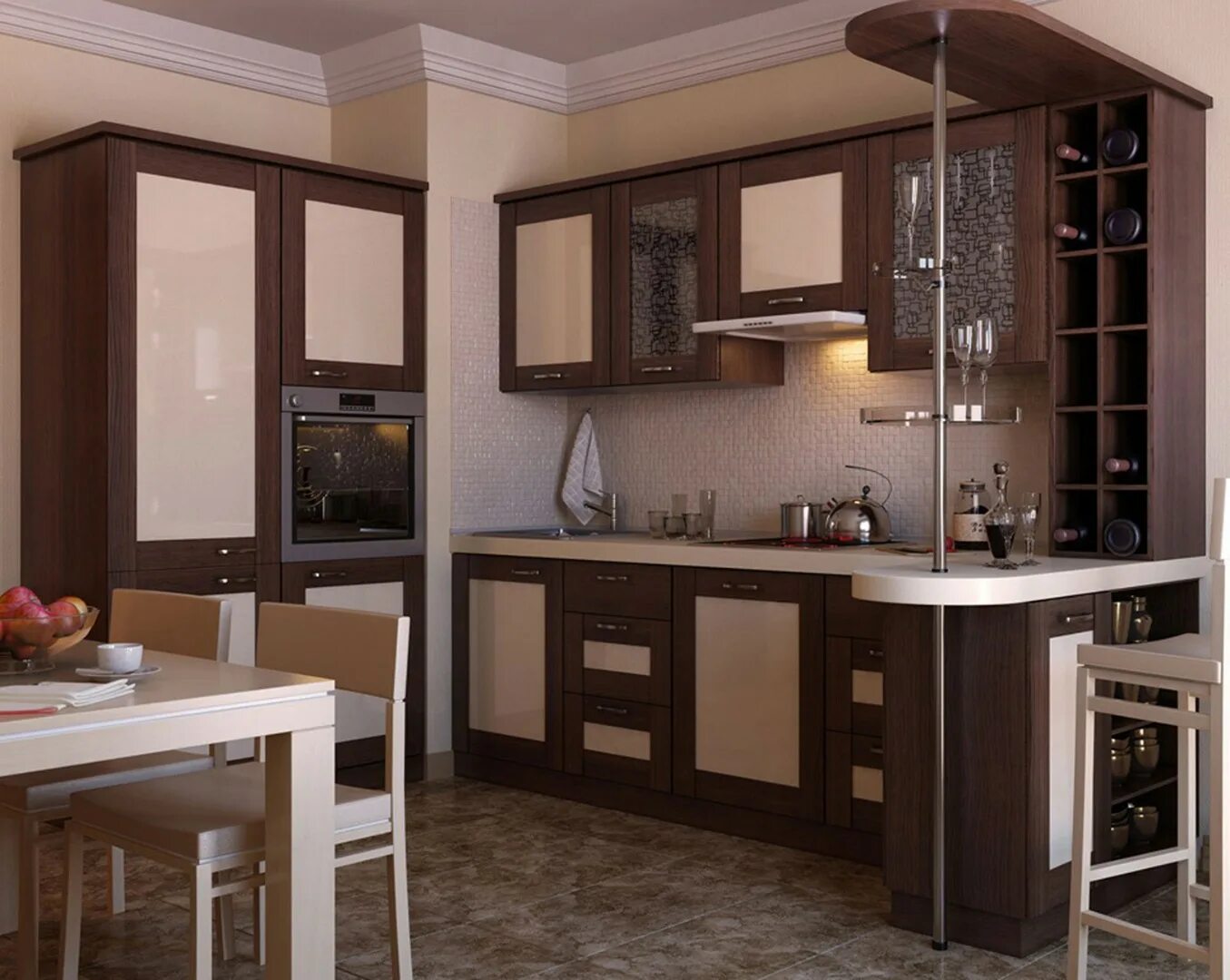 Кухонный гарнитур варианты дизайна фото Кухня Алкмар купить по цене 176 990 руб. с профессиональной сборкой и доставкой 