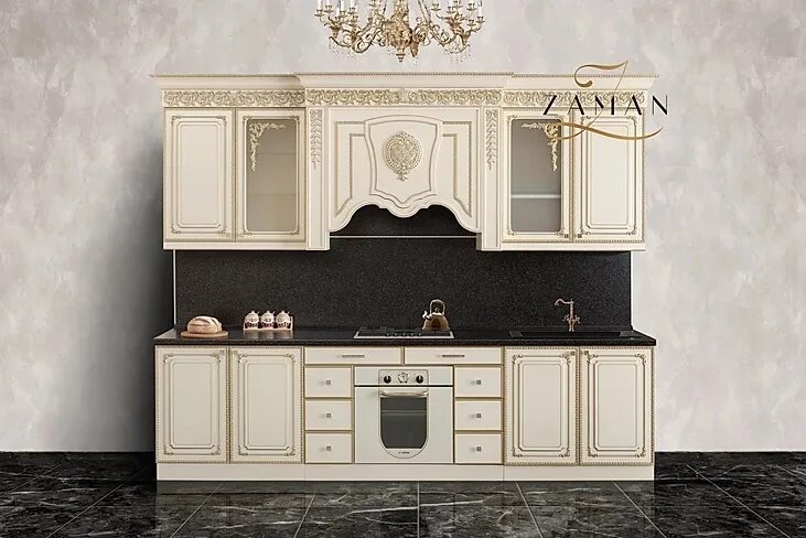 Кухонный гарнитур венеция фото Кухонный гарнитур Венеция в асс. Крем/Караваджо Интернет магазин мебели Avanti Н