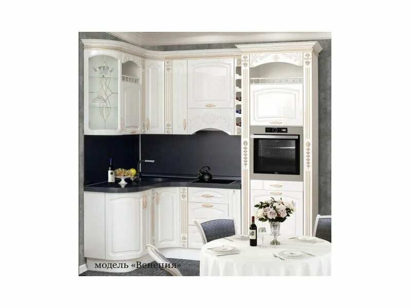 Кухонный гарнитур венеция угловой фото цена Кухня Венеция / Мебельная фабрика "Корфил", г. Ульяновск