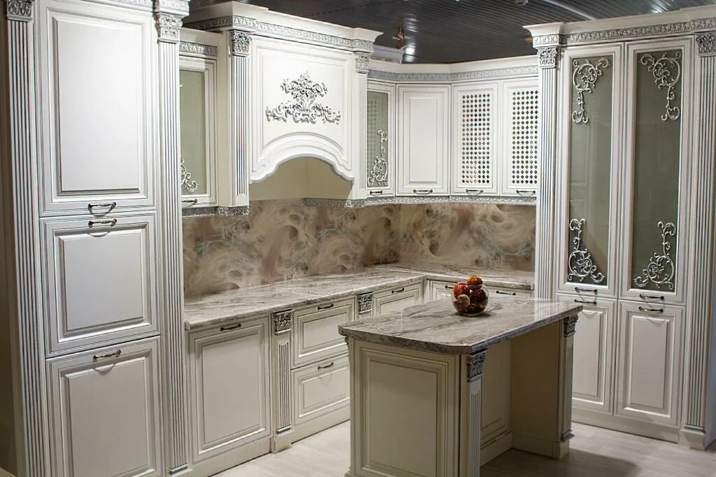 Кухонный гарнитур венеция угловой фото цена Кухни :: Кухня угловая Венеция 3.6x2.5м - Мебельный центр "Парус"