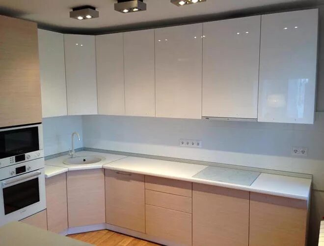 Кухонный гарнитур верх матовый низ глянцевый фото Посоветуйте, где заказать хорошую кухню недорого в Москве