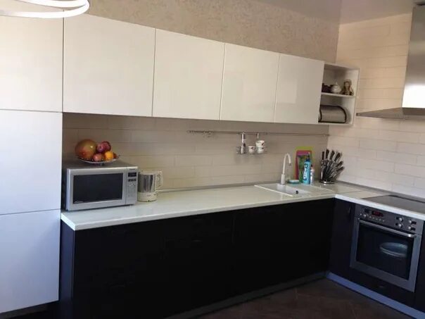 Кухонный гарнитур верх матовый низ глянцевый фото Янино-Мебель Кухни - Фотография 34 из 80 ВКонтакте