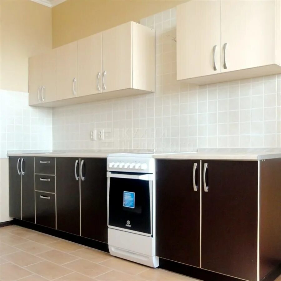 Кухонный гарнитур верх светлый низ темный фото Кухня Мира - купить в Москве, цена от 83100 руб., фото, отзывы