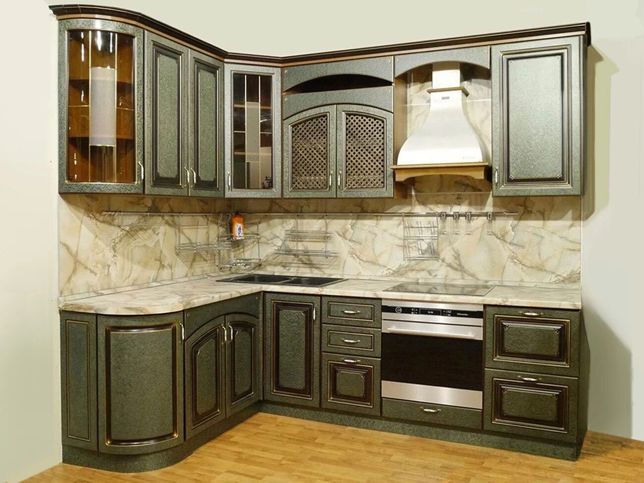 Кухонный гарнитур владикавказ фото и цены Купить кухню Ника, цвет птичий глаз арт. 72498 - 232223 руб.