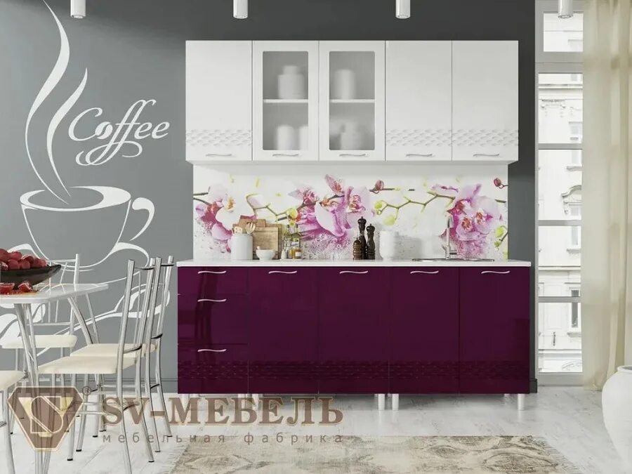 Кухонный гарнитур волна фото Кухонный гарнитур Волна 2000 (720) купить в Перми