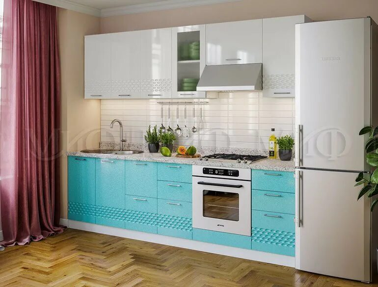 Кухонный гарнитур волна фото Кухня Волна 2,0 м купить, цена в Екатеринбурге