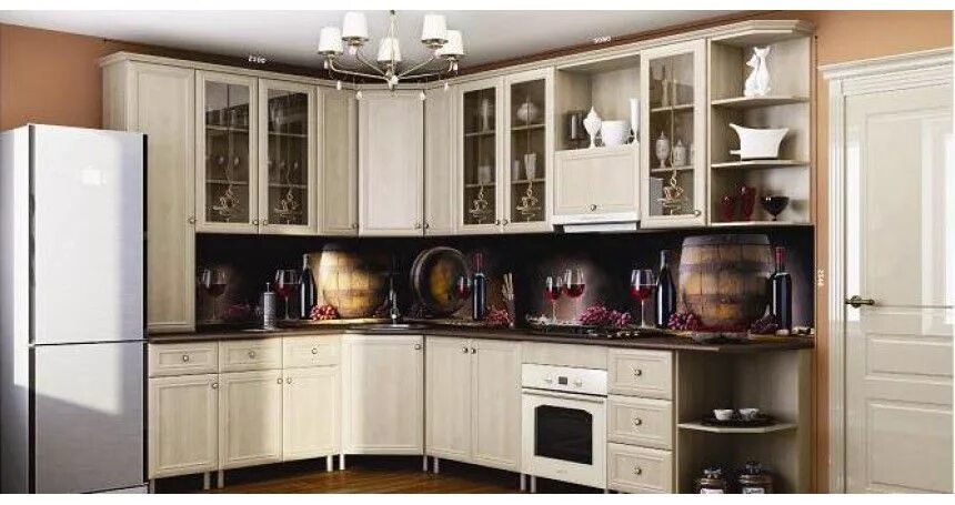 Кухонный гарнитур воронеж фото Кухонный гарнитур Мария 1 / Мебельная фабрика "МИГ", г. Воронеж